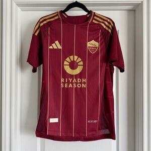 adidas Men's Roma 2025 Home Fan Jersey Size M Slim Fit